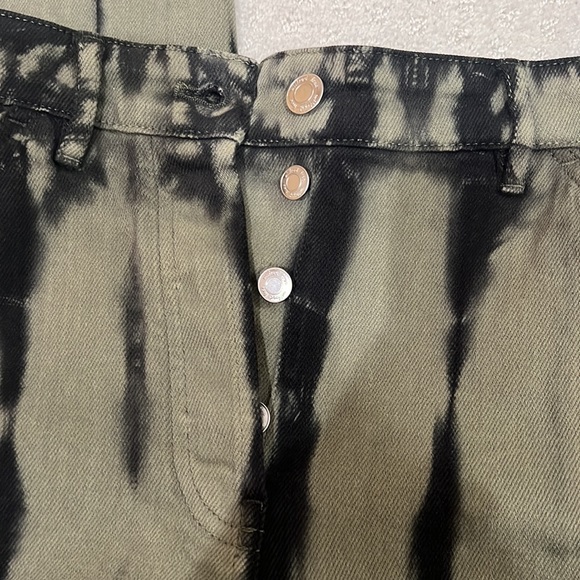 Green and Black Tie Dye Pant - Picture 8 of 9